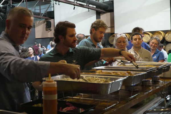 Catering buffet